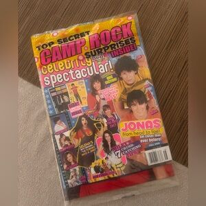 Limited edition collector’s edition of Tiger Beat: Camp Rock, Fall 2008